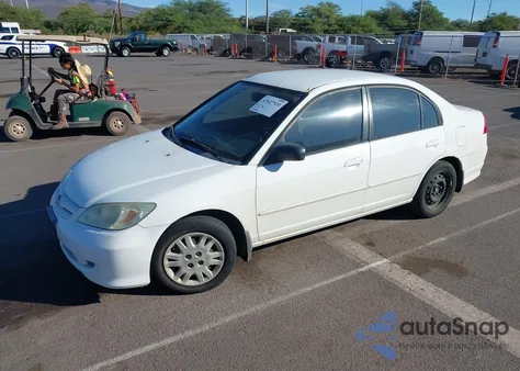 2004 Honda Civic Lx from USA, damaged, VIN 2HGES16524H598636